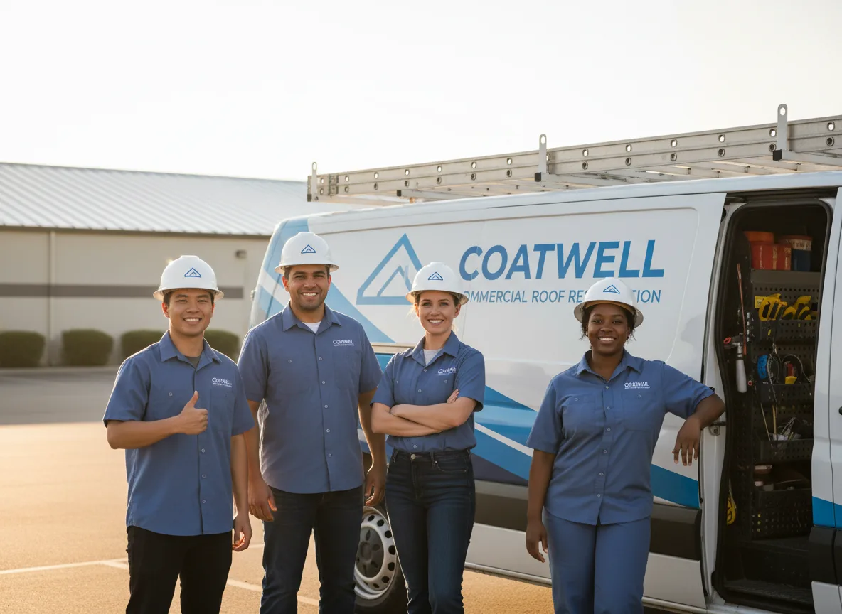Commercial roof coating company in Brocton, NY